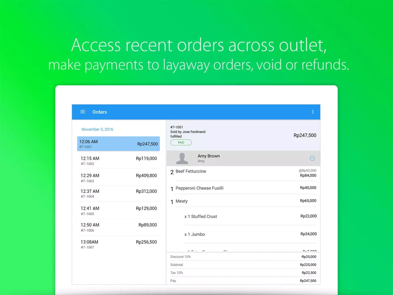 iSeller POS Express Screenshots
