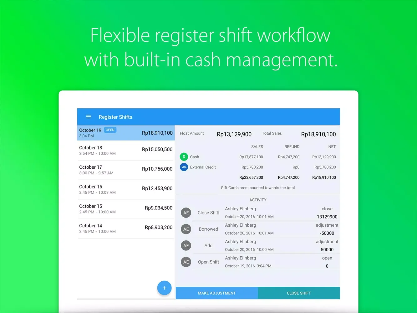 iSeller POS Express Screenshots