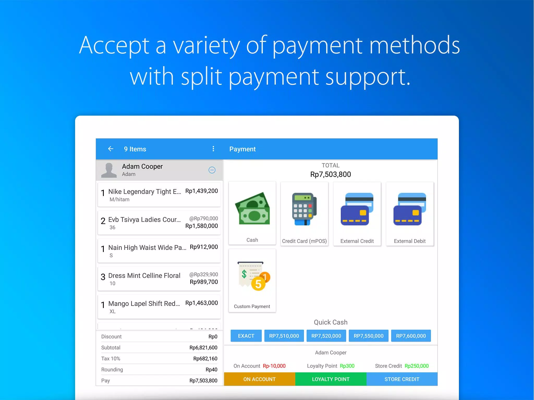 iSeller POS for Retail Screenshots
