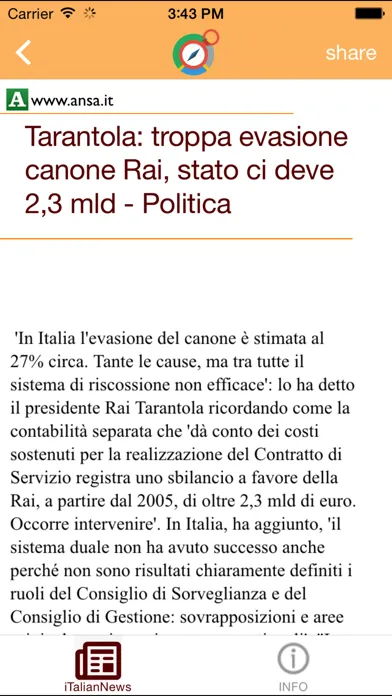 iTalianNews Free应用截图