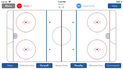 Capturas de tela do iTrackHockey - Hockey Stats