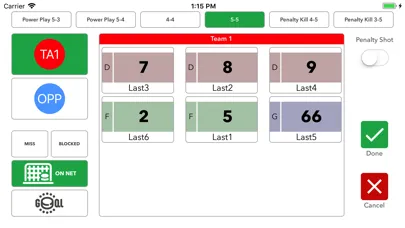Capturas de tela do iTrackHockey - Hockey Stats
