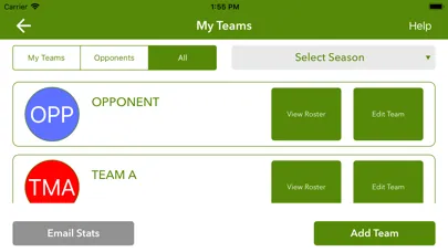 ภาพหน้าจอของ iTrackSoccer - Soccer Stats