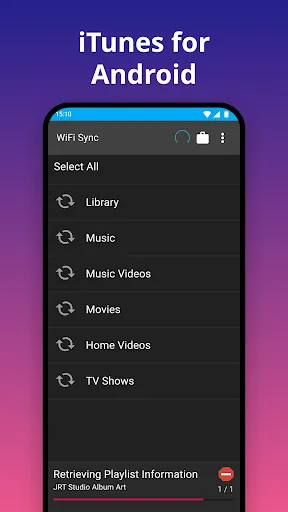 iSyncr: iTunes to Android স্ক্রিনশট