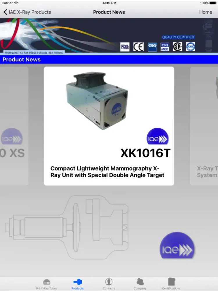 IAE X-Ray iPad  Screenshots