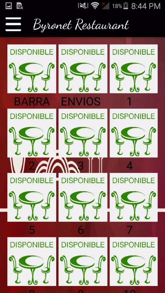 BYRONET RESTAURANTE APP 1.0 Screenshots