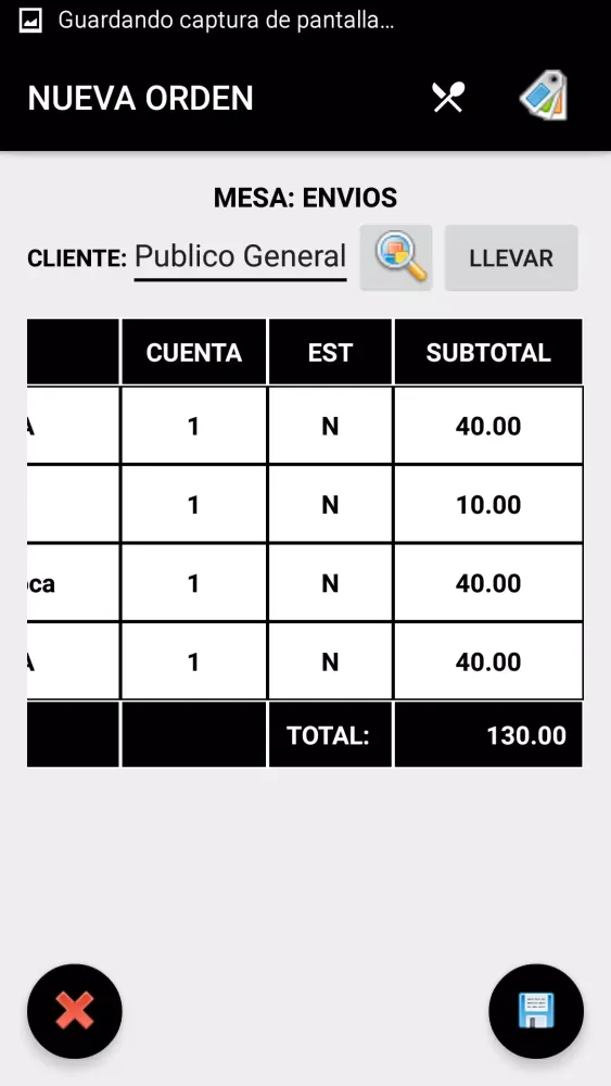 BYRONET RESTAURANTE APP 1.0 Screenshots