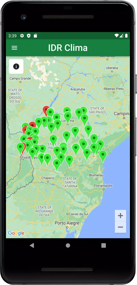 Capturas de pantalla de IDR Clima