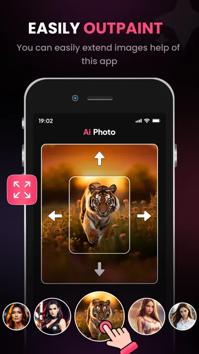صور Outpainting: AI Image Extender