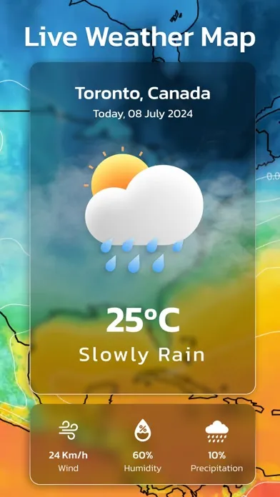 Radar Map - Live Earth Weather سکرین شاٹس