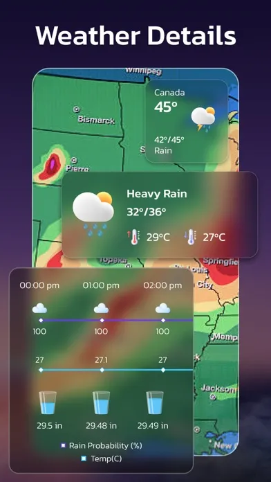 Radar Map - Live Earth Weather سکرین شاٹس