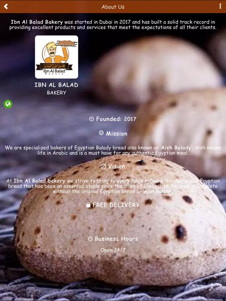 Capturas de tela do IBN AL BALAD BAKERY iPad 