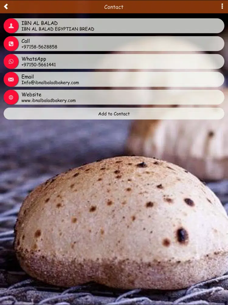 Capturas de tela do IBN AL BALAD BAKERY iPad 
