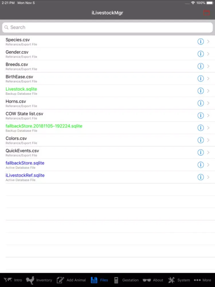 iCattleMgrPro iPad  Screenshots