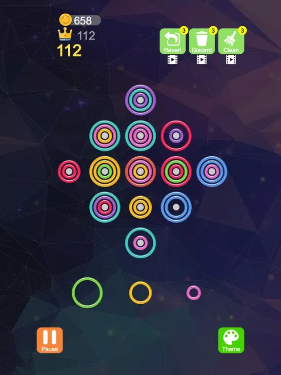 Ảnh chụp màn hình của Rings Puzzle: ASMR iPad 