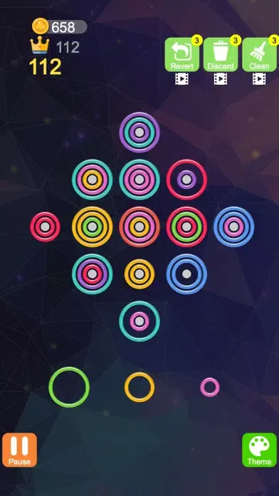 Ảnh chụp màn hình của Rings Puzzle: ASMR