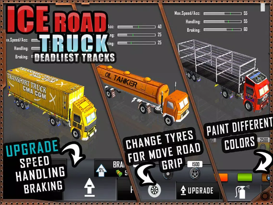 Capturas de pantalla de Ice Road Truck Simulator Race iPad 