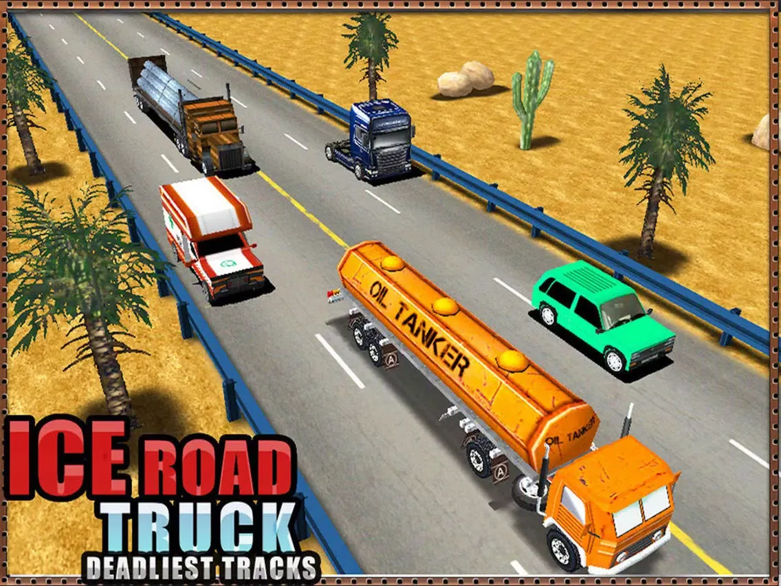Capturas de pantalla de Ice Road Truck Simulator Race iPad 