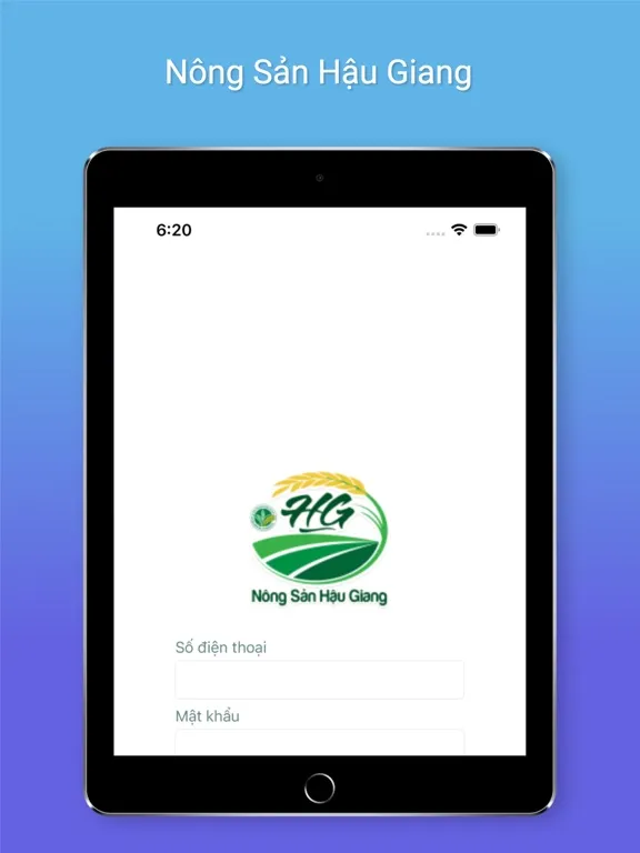 Ảnh chụp màn hình của Nông Sản Hậu Giang iPad 