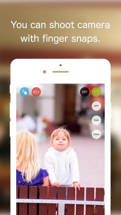 Ảnh chụp màn hình của Self Timer·Finger snap detection - SnapCamera for Selfies