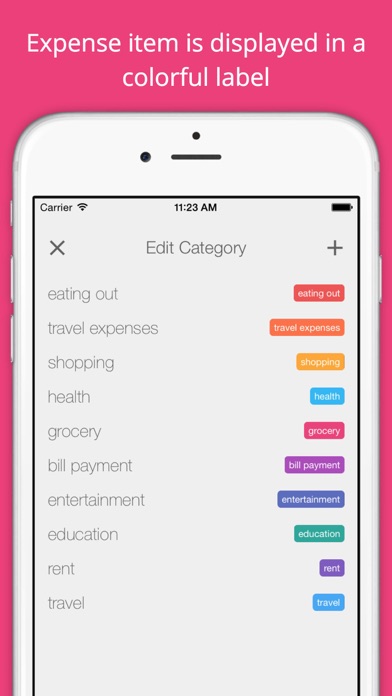 Spends - pocket money book سکرین شاٹس