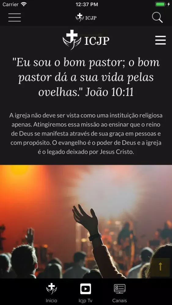 Capturas de pantalla de ICJP TV