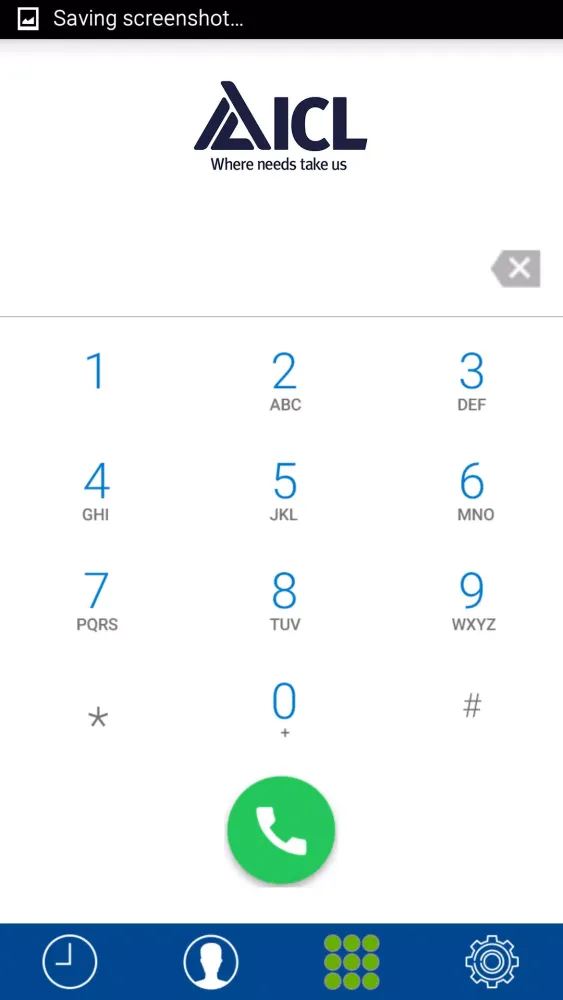 Captures d'écran de ICL Dialer
