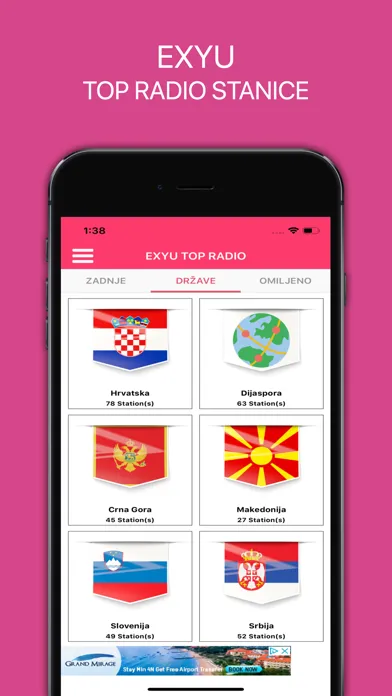 Captures d'écran de Top Radio - Balkan Radio EXYU