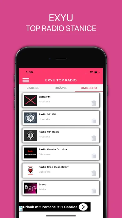Captures d'écran de Top Radio - Balkan Radio EXYU