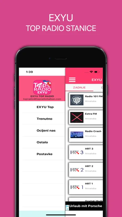 Captures d'écran de Top Radio - Balkan Radio EXYU