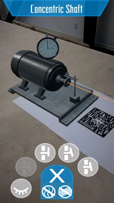 Tangkapan skrin SAIT Shaft Alignment AR