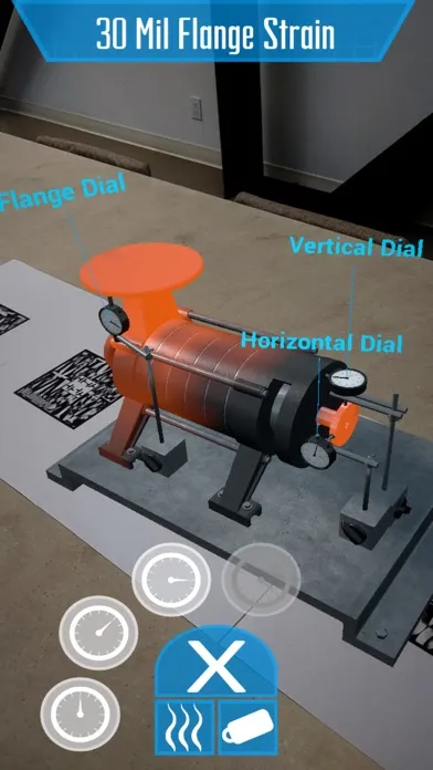 Tangkapan skrin SAIT Shaft Alignment AR