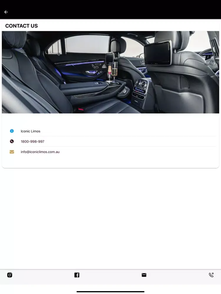 Скриншоты Iconic Limos iPad 