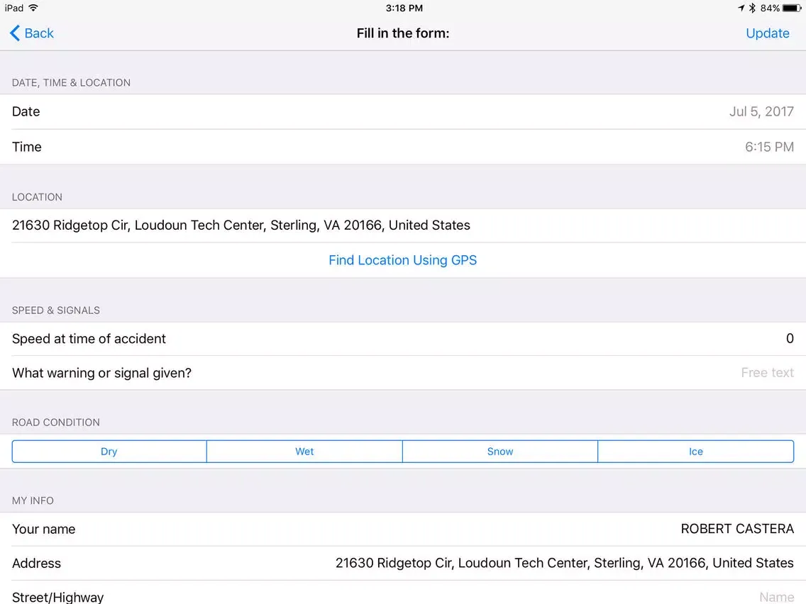 iTrack Insurance iPad  Ekran Görüntüleri