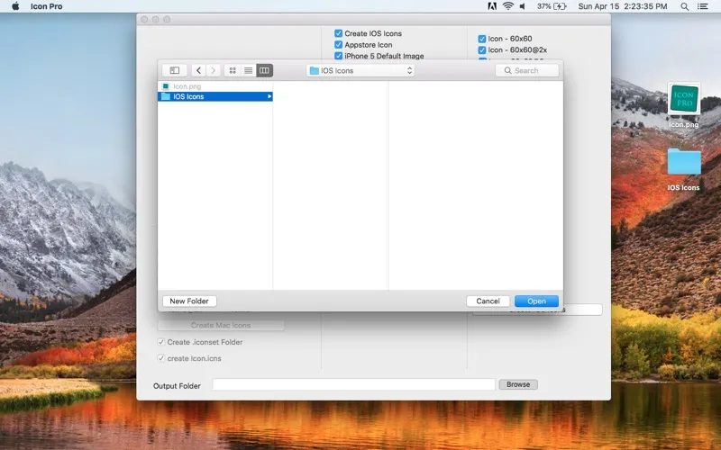 Captures d'écran de Icon Pro - App Icon Creator