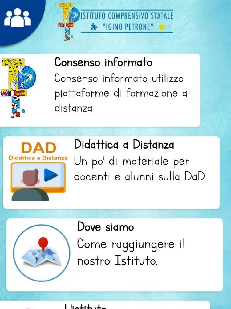 Скриншоты Istituto Comprensivo Petrone iPad 