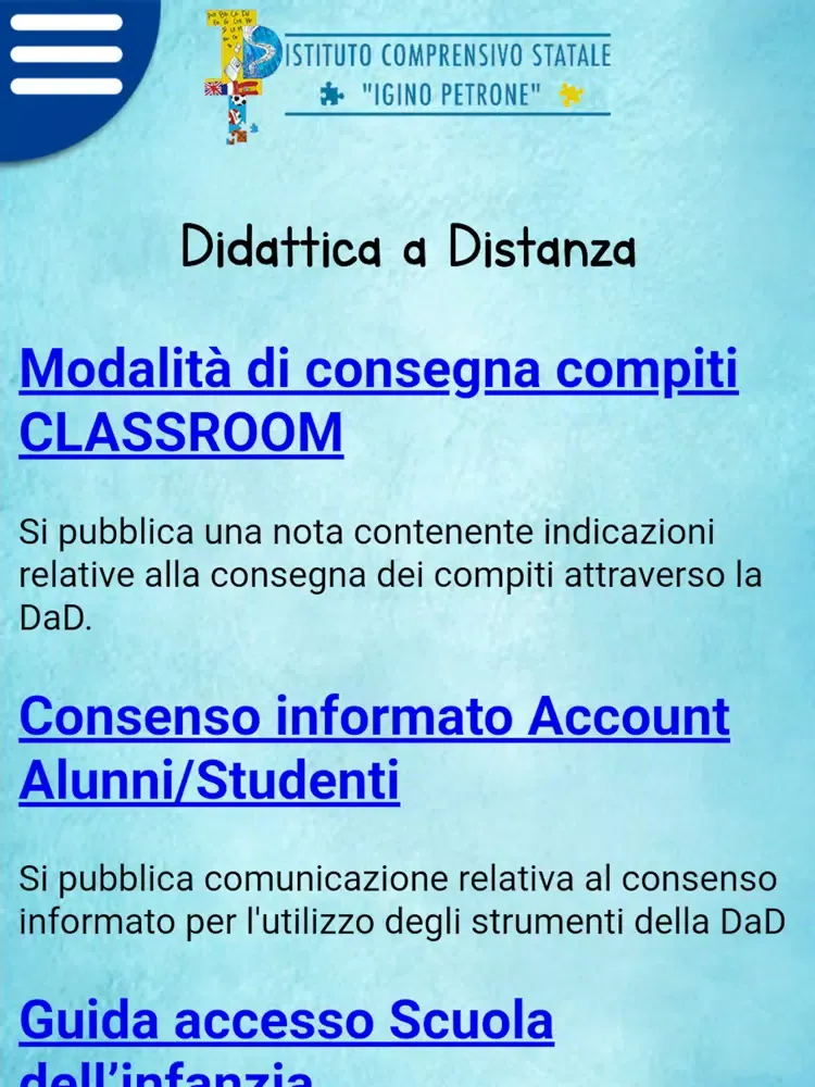 Скриншоты Istituto Comprensivo Petrone iPad 