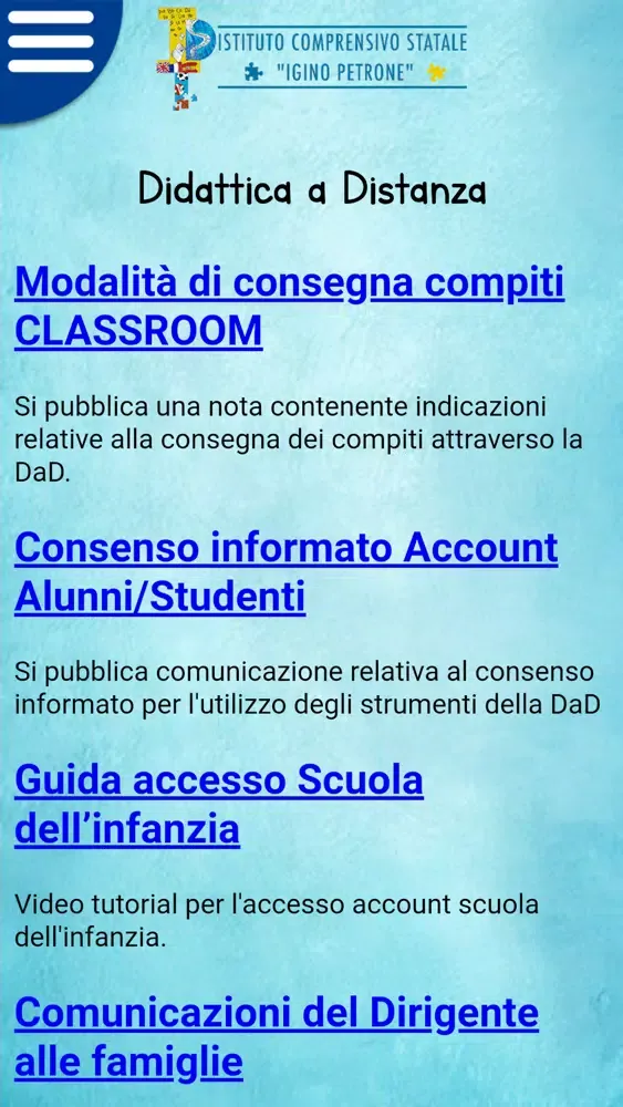 Скриншоты Istituto Comprensivo Petrone