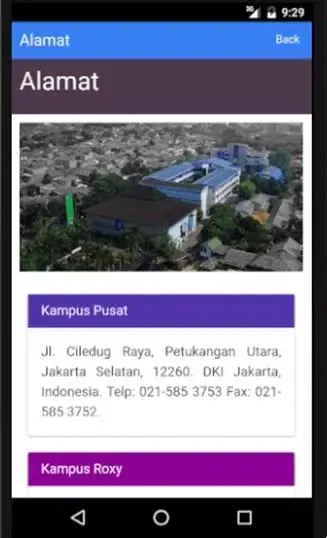 Budi Luhur Student Mobile Screenshots