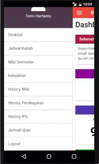 Budi Luhur Student Mobile Screenshots