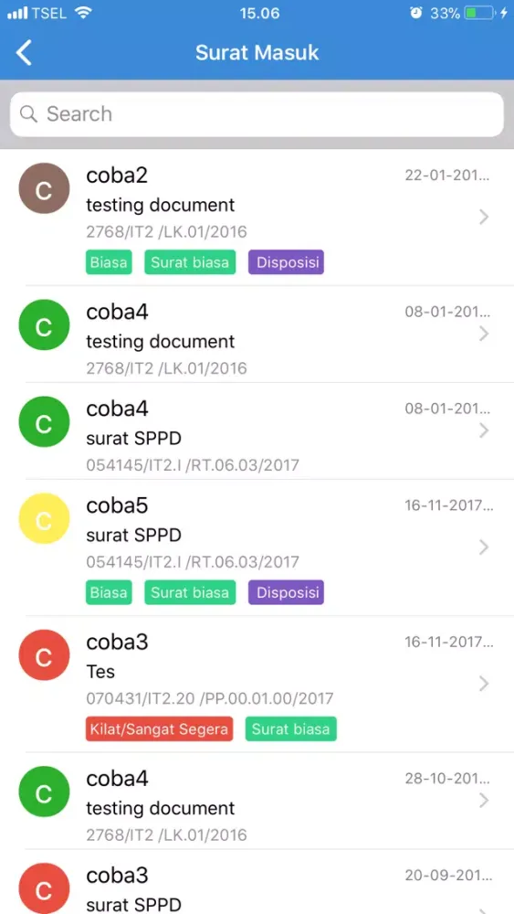 Ảnh chụp màn hình của myITS Office