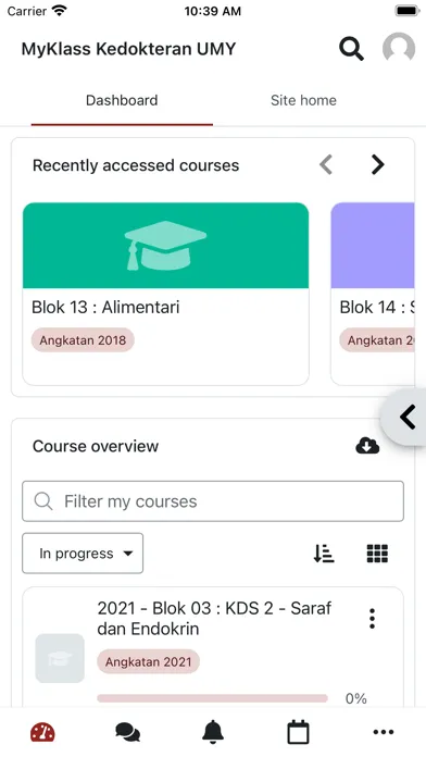 MyKlass Kedokteran UMY سکرین شاٹس