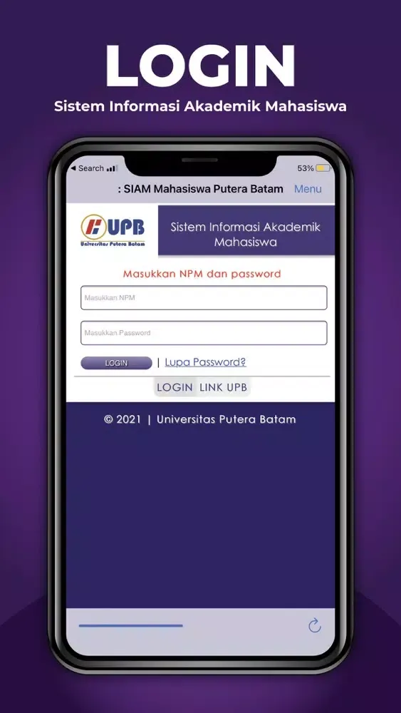 UPB Mobile for Student سکرین شاٹس