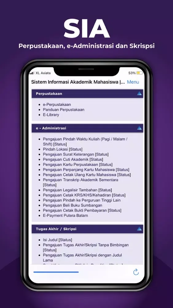 UPB Mobile for Student سکرین شاٹس