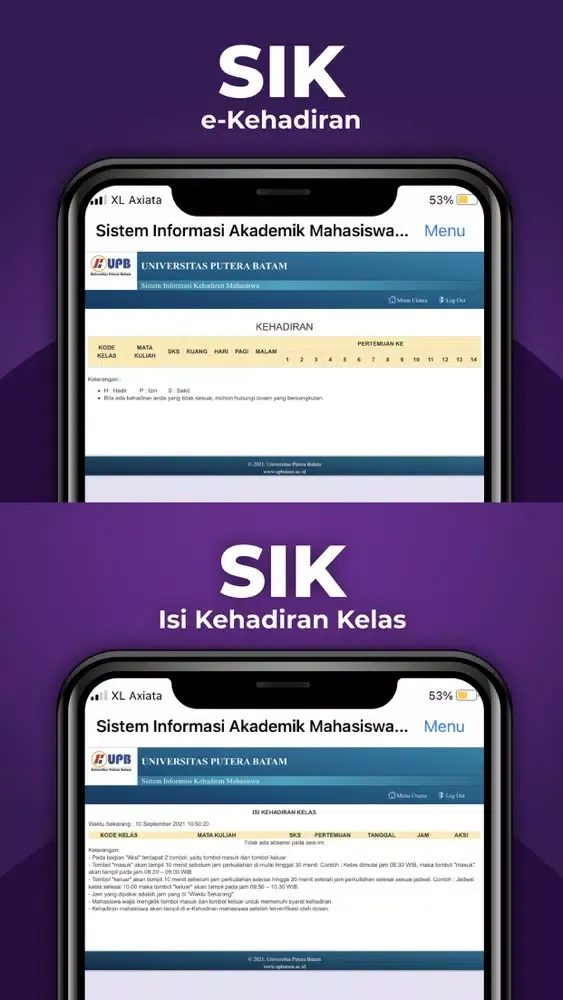 UPB Mobile for Student سکرین شاٹس