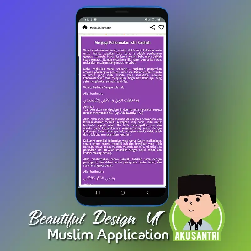 Zrzuty ekranu Sholehah's wife in Islam