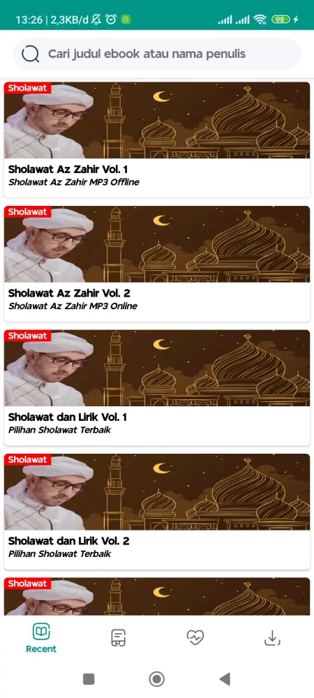 Capturas de pantalla de Sholawat Az Zahir Mania
