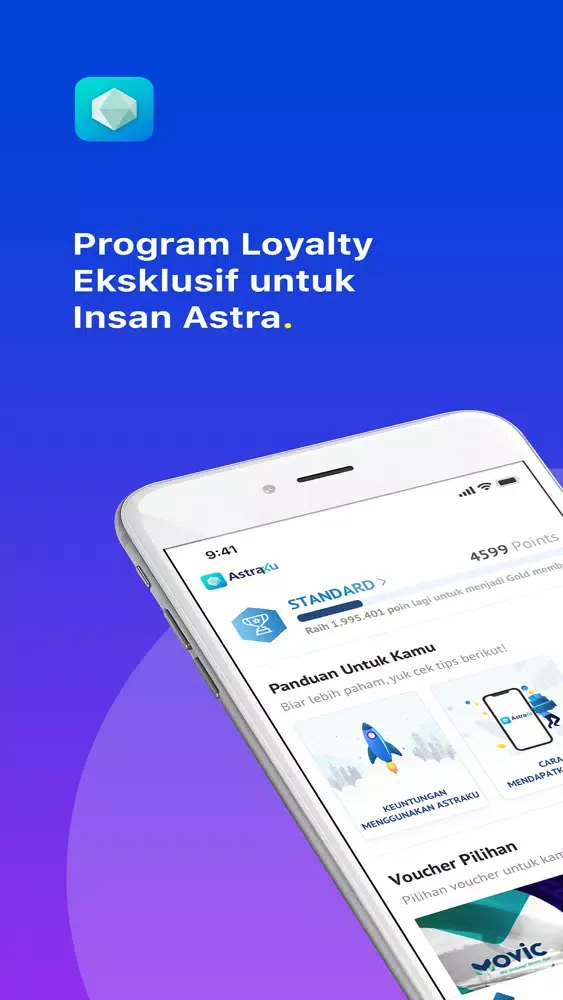 Tangkapan layar AstraKu