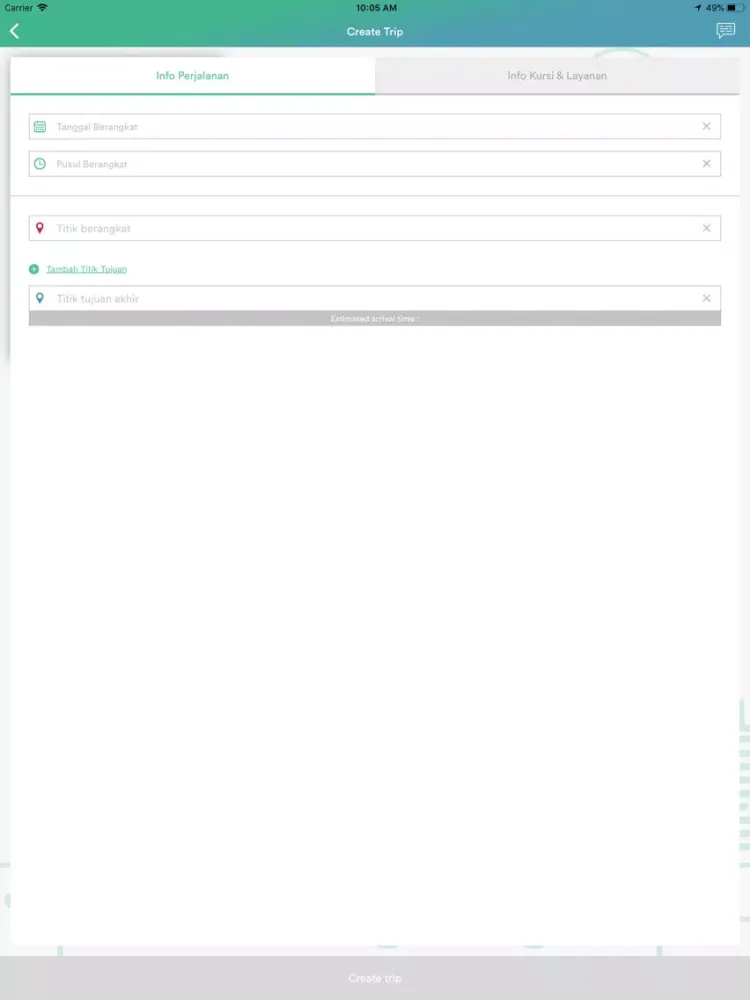 Скриншоты Sejalan iPad 