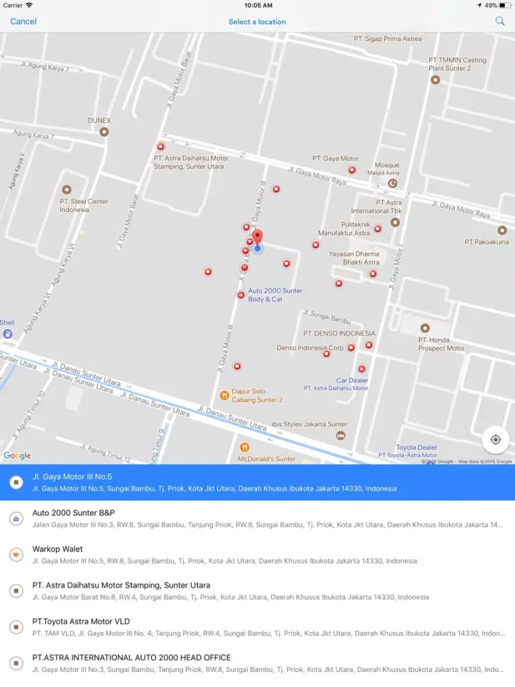 Скриншоты Sejalan iPad 
